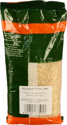 Рис довгий Multico 400г