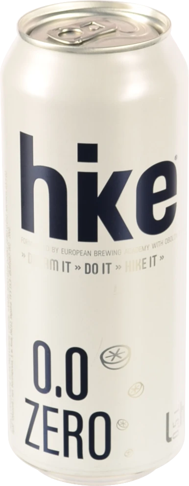 Пиво спеціальне 0.5л 0.5% безалкогольне світле пастеризоване Zero Hike з/б