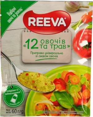 Приправа Reeva 60г 12 овочів та трав