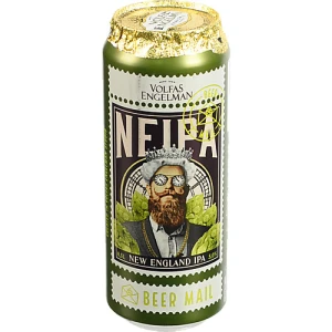 Пиво 0.5л 5% світле фільтроване пастеризоване Neipa Volfas Engelman б/б