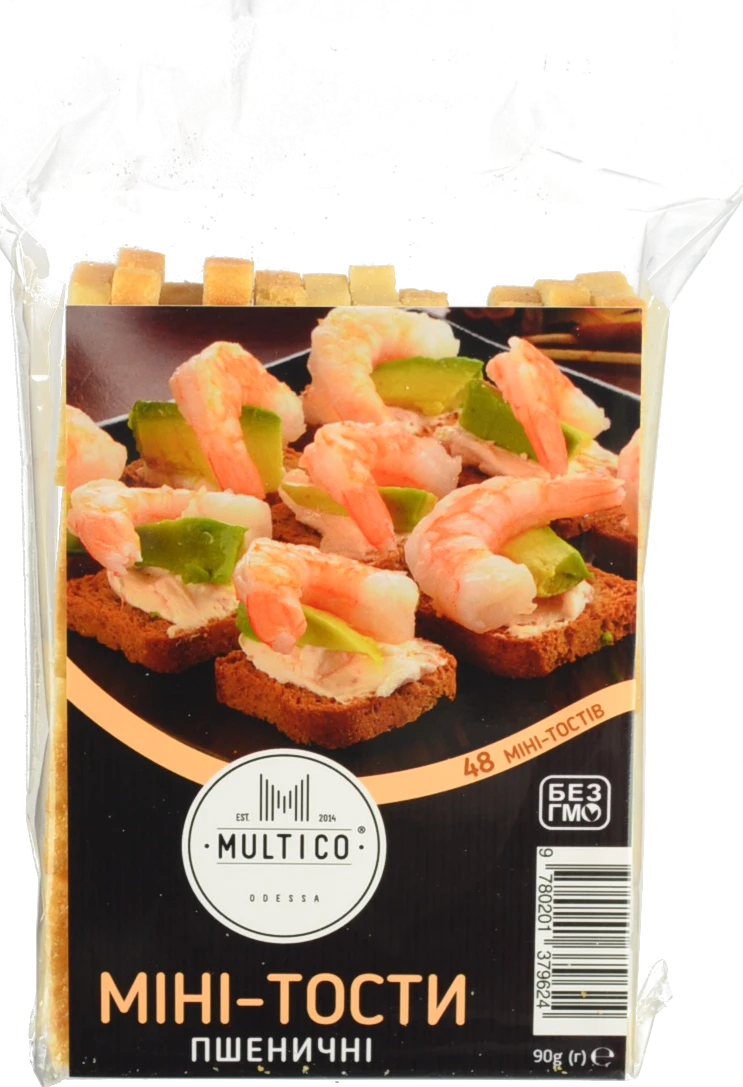 Міні тости Multico 90г пшеничні
