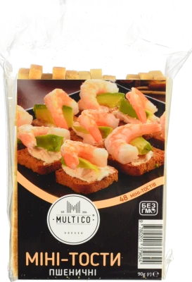 Міні тости Multico 90г пшеничні