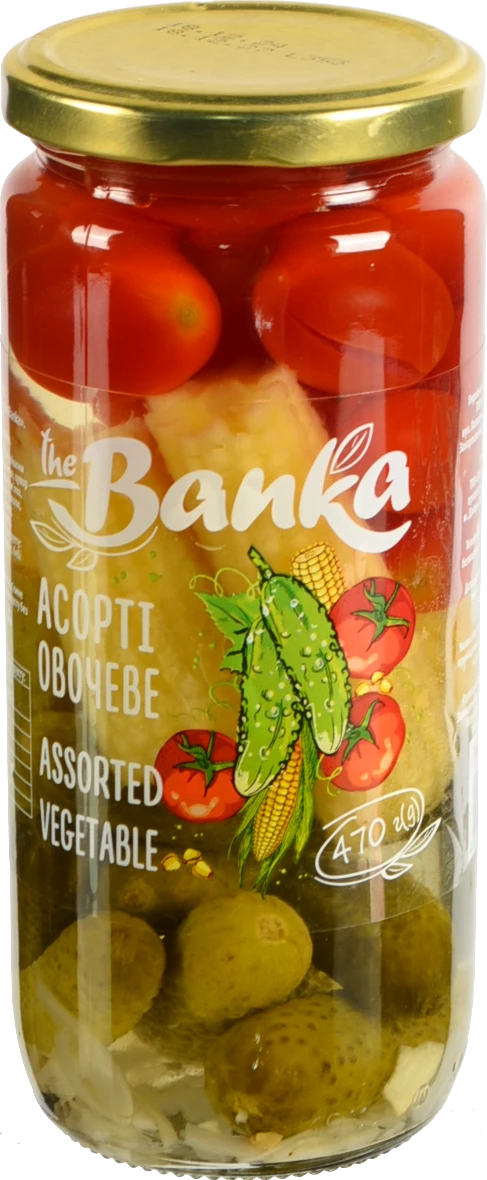 Асорті овочеве Тріо the Banka с/б 470г