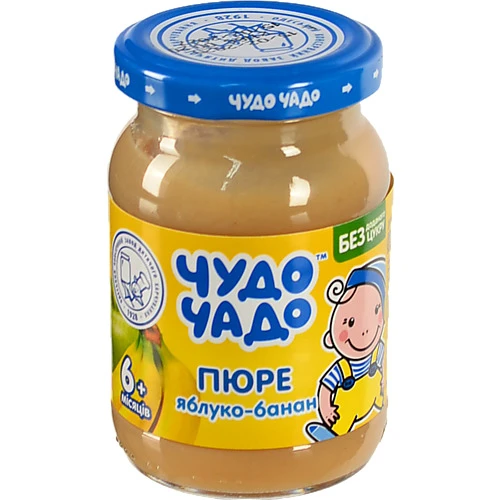 Пюре Чудо Чадо 170г яблуко банан б.цукру