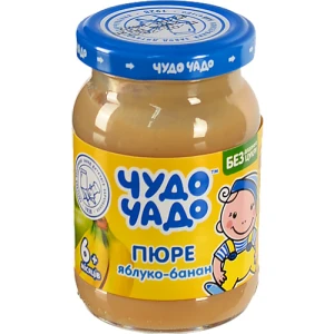 Пюре Чудо Чадо 170г яблуко банан б.цукру
