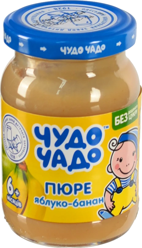 Пюре Чудо Чадо 170г яблуко банан б.цукру