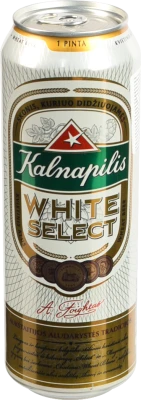 Пиво Kalnapilis White Select 0.568 л банка