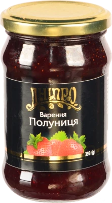 Варення Dnipro 395г полуниця с.б