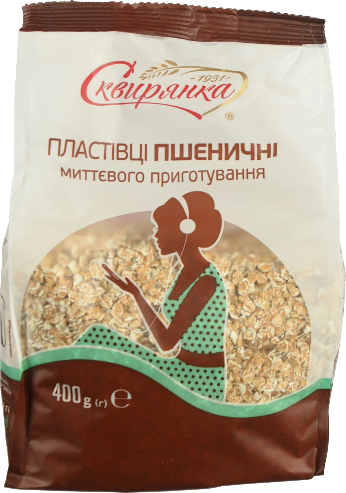 Пластiвцi Сквірянка 400г пшенічнi