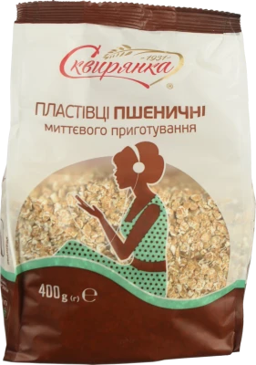 Пластiвцi Сквірянка 400г пшенічнi