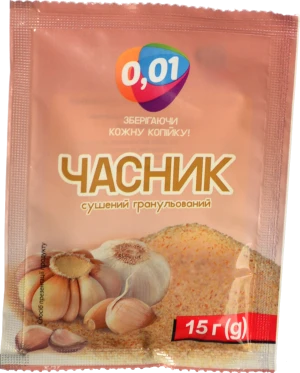Часник сушений гранульований 15г