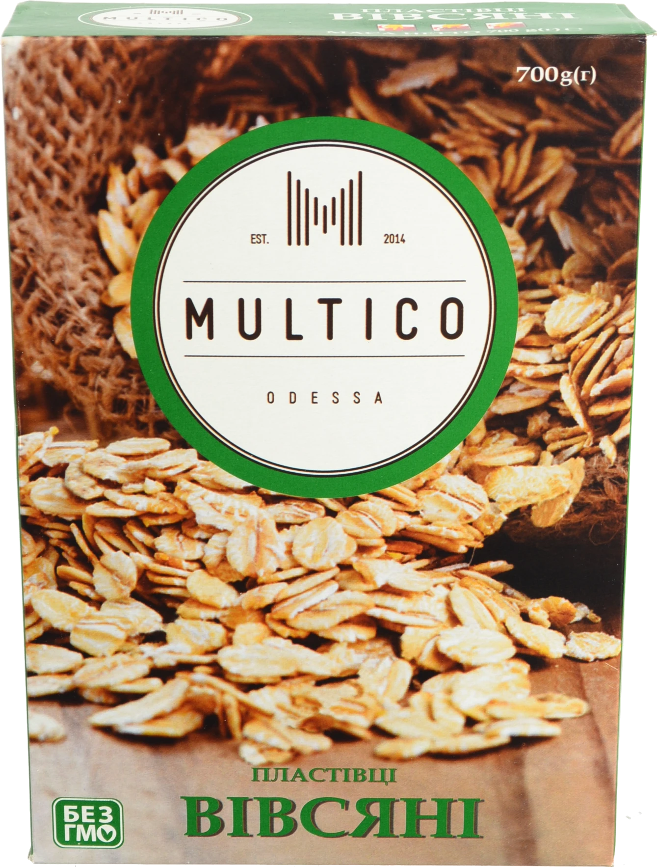 Пластівці Multico 700г вівсяні