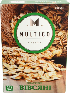 Пластівці Multico 700г вівсяні