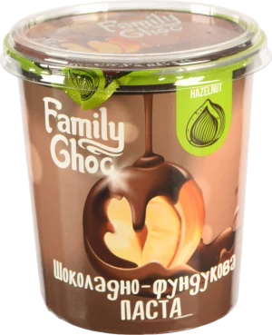Паста шоколадно-арахісова Family Choc 400г