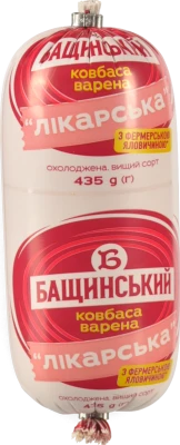 Ковбаса варена Лікарська Бащинський м/у 435г