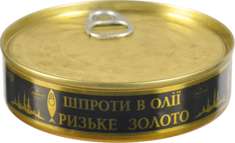 Шпроти в олії Ризьке золото з/б 160г