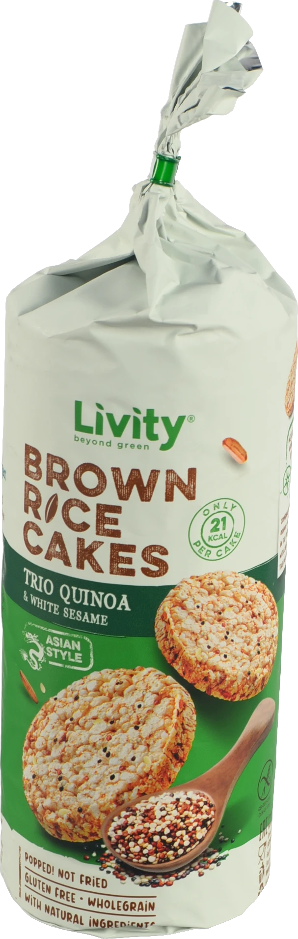 Хлібці рисові Livity з кіноа та кунжутом 100г