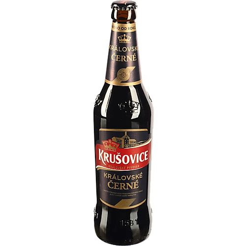 Пиво 0.5л 3.8% темне фільтроване пастеризоване Kralovske Cerne Krusovice