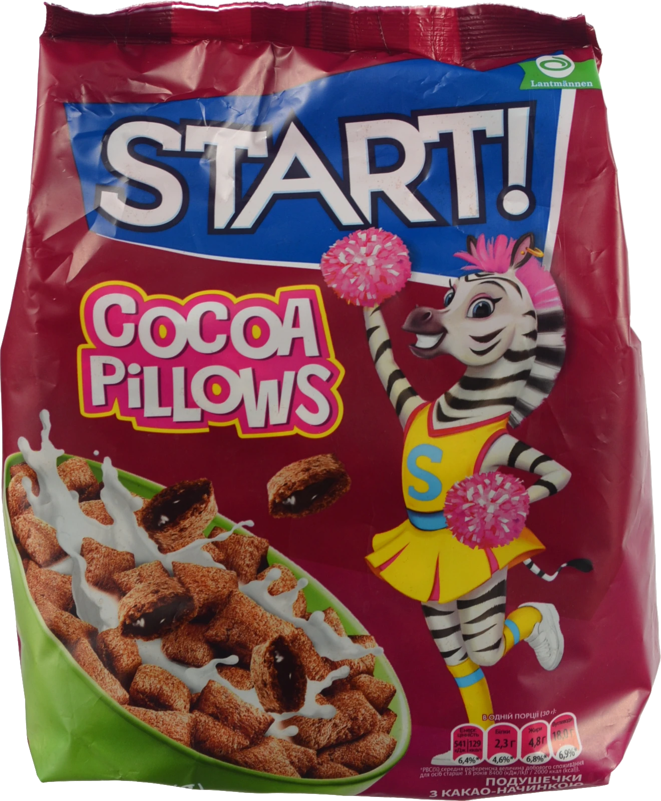 Сніданки сухі Start! Cocoa Pillows 500г