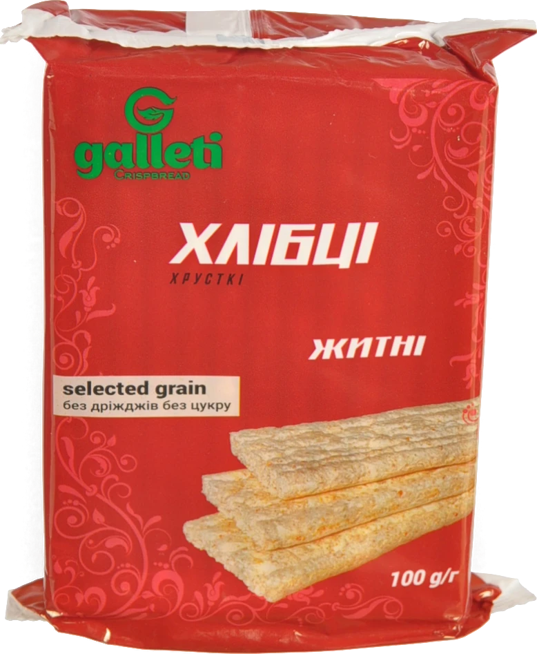 Хлібці житні Galleti 100г