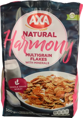Пластівці мультизернові збагачені мінералами Harmony Аха м/у 500г