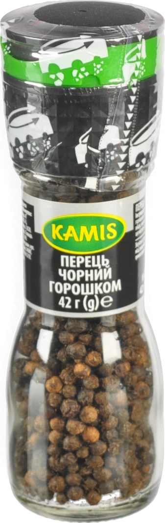 Перець чорний горошком Kamis млинок 42г