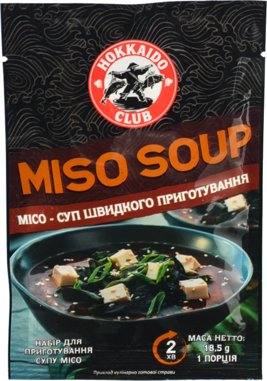 Набір для приготування супу місо Hokkaido club м/у 18.5г