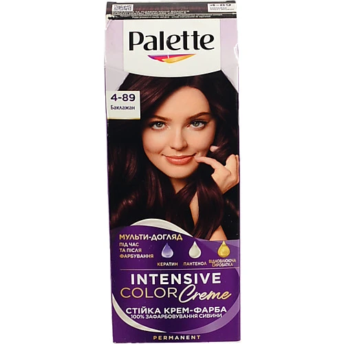Крем-фарба для волосся Intensive Color №4-89 Palette 1шт