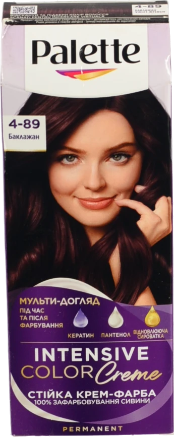 Крем-фарба для волосся Intensive Color №4-89 Palette 1шт
