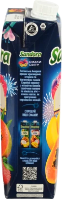 Нектар Сандора 0.95л банан папайя лічі