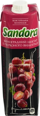Нектар Сандора 0.95л виноград червоний