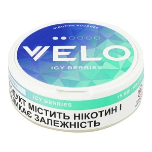 Безтютюнові подушечки Velo Icy Berries м'який нікотиновмісні