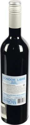 Вино Malbec  сухе червоне 0.75 л ТМ  Condor Libre