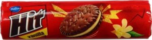 Печиво двошарове з начинкою з ароматом ванілі Vanilla Hit м/у 220г