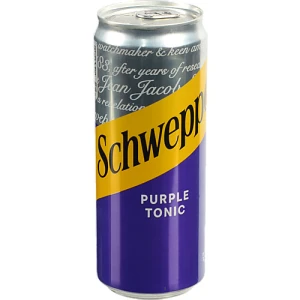 Напій Schweppes 0.33л purple tonic з.б