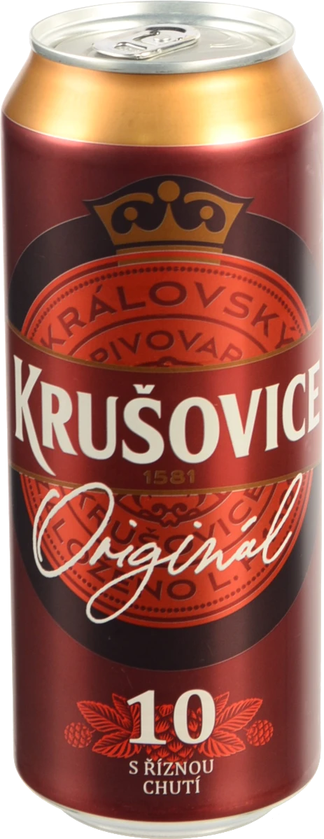 Пиво Krusovice 0.5л 4.2% світле пастеризоване з.б