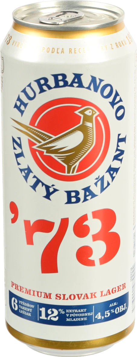 Пиво Zlaty Bazant 73 0.5л  4.5% світле пастеризоване з.б
