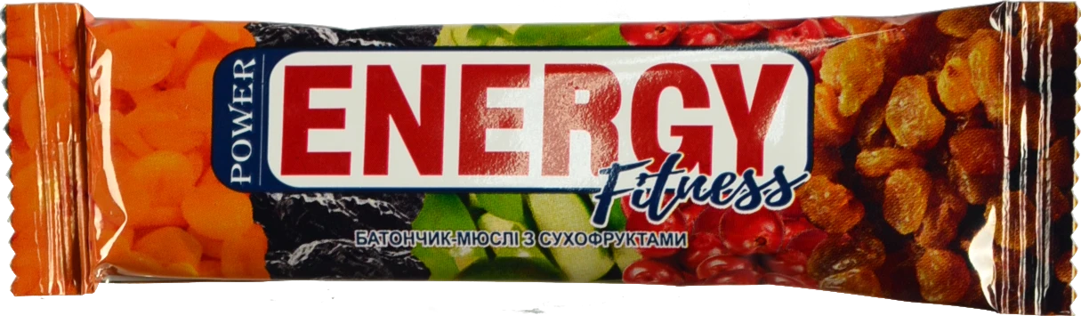 Батончик-мюслі Power Energy 30г сухофрукти