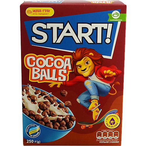 Сніданки сухі Start! Cocoa balls 250г