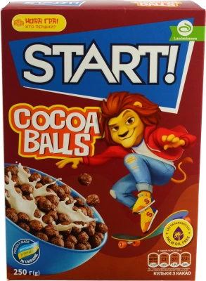 Сніданки сухі Start! Cocoa balls 250г