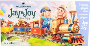 Шоколад Millennium JayJoy молочний з молочною начинкою 360г