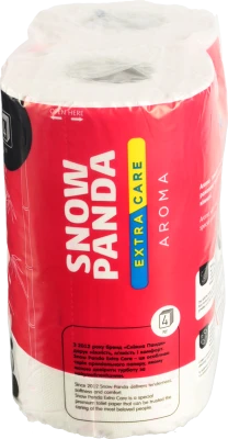 Папір туалетний 4-х шаровий Aroma Extra Care Snow Panda 4шт