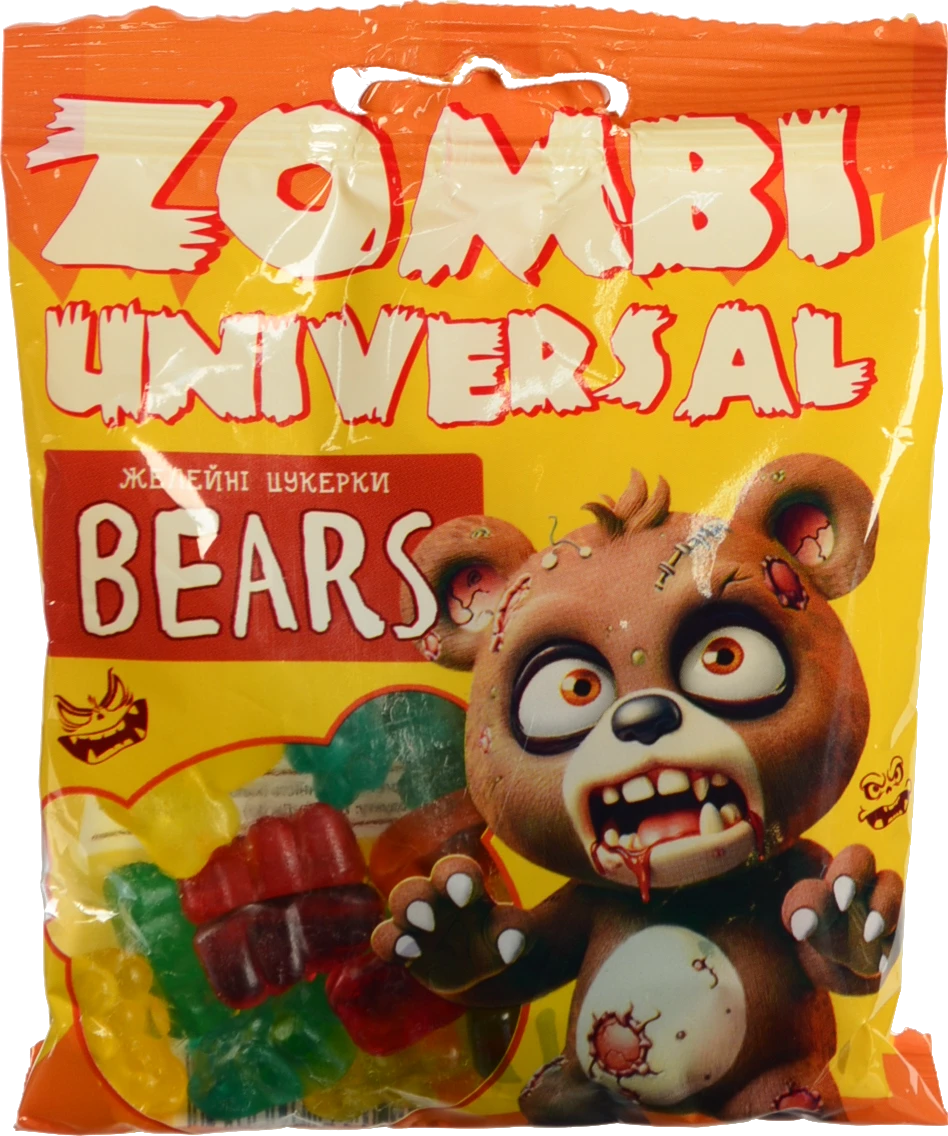 Цукерки желейні Zombi Universal 70г bears