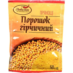 Порошок гірчичний Любисток 50г