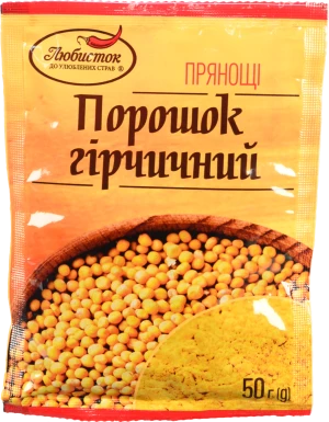 Порошок гірчичний Любисток 50г