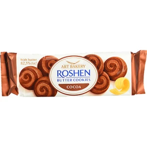Печиво Рошен 140г здобне butter cookies з маслом та какао