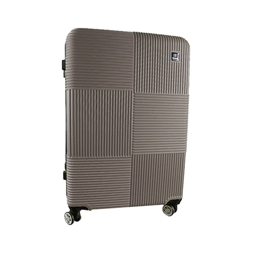 Валіза пластикова 4-х колесах 55х36х22см колір сoffee