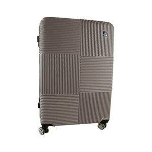 Валіза пластикова 4-х колесах 55х36х22см колір сoffee