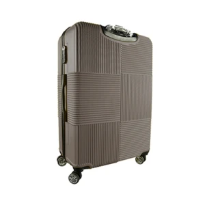 Валіза пластикова 4-х колесах 55х36х22см колір сoffee