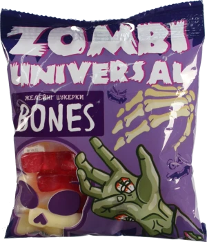 Цукерки желейні Zombi Universal 70г bones